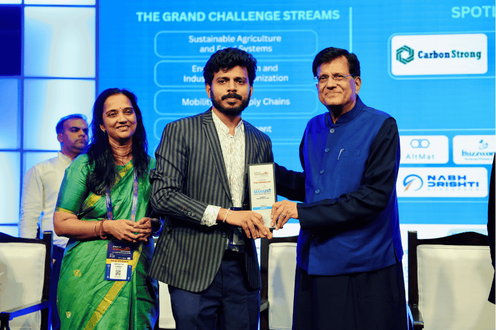 Lambert awarded Startup Maharathi Award - Climate @ Startup Mahakumbh